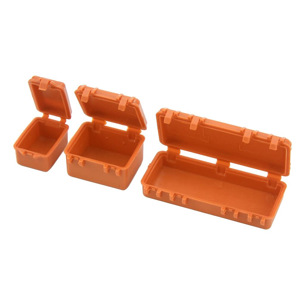 3 Pcs RC Car Simulation Luggage Case Large Medium Small RC Crawler Suitcase Decoration for 118