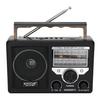 Retro Bluetooth tragbarer Multiband-Radioempfänger FM-Radio SW Kurzwellen-Plug-in-Karte U-Disk MP3-Player