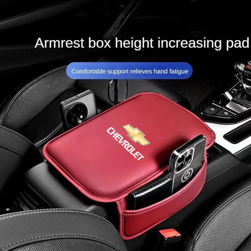 Leather Car Armrest Box Pad Auto Armrest Mat High Quality Accessorie For Chevrolet Cruze Captiva Sail Corsa Spark Epica Nubira