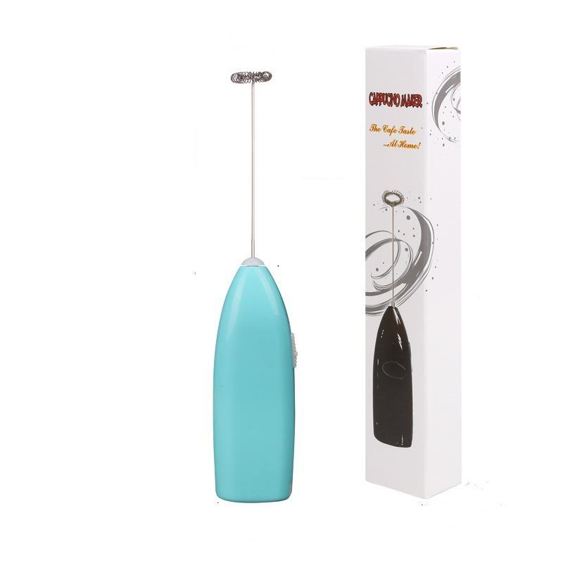 

HL креативный электрический взбиватель для яиц, вспениватель молока, блендер для кофе, мини-блендер, кухонный гаджет синий