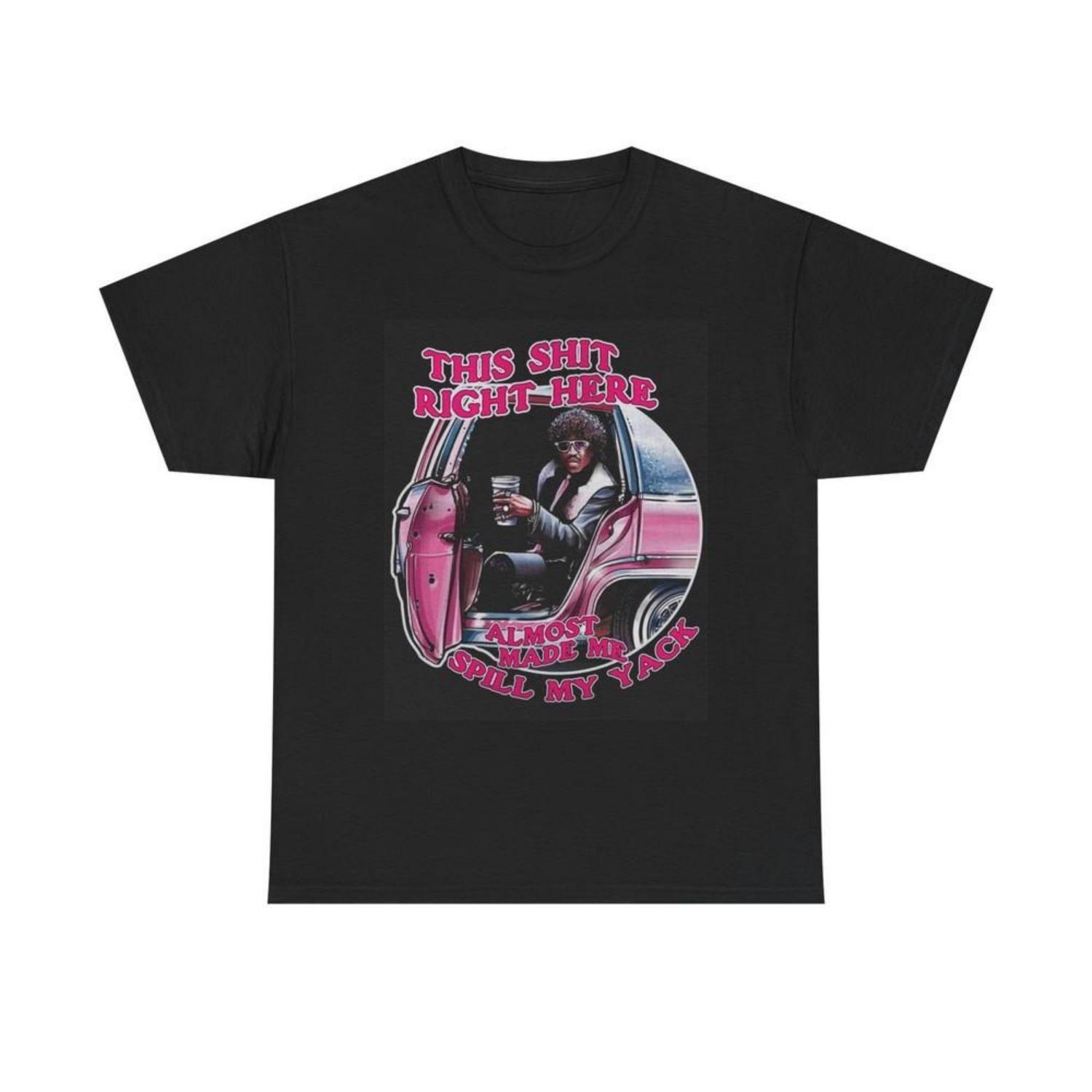 

Pinky s Records Graphic T Shirt Vintage Friday Movie Funny Unisex Heavy Cotton Unisex T-Shirt S чёрный