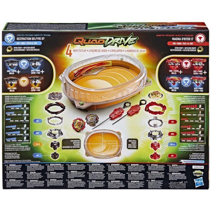 Set de combat Beyblade Burst QuadDrive Cosmic Vector - BEYBLADE - 4 en 1 - Garçon 8 ans et plus