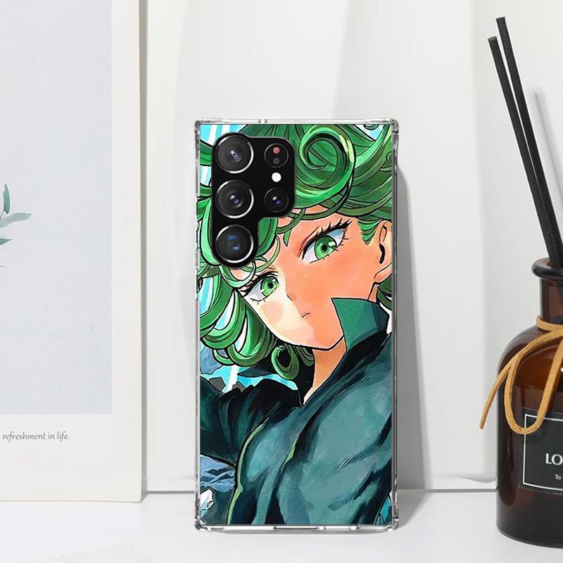

One P-Punch-Man Tatsumaki Phone Case For Samsung Galaxy S26 S25 Edge S24 FE S23 S22 Ultra S21 Plus S20 + Art Fundas Back Cover G Samsung S21 Plus