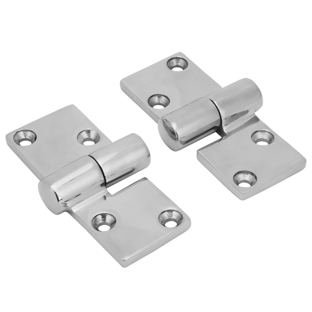 2PCS Heavy Duty Casting Take-Apart Boat Hinge Marine Grade Strap Hinge  Marine, RV, Furniture