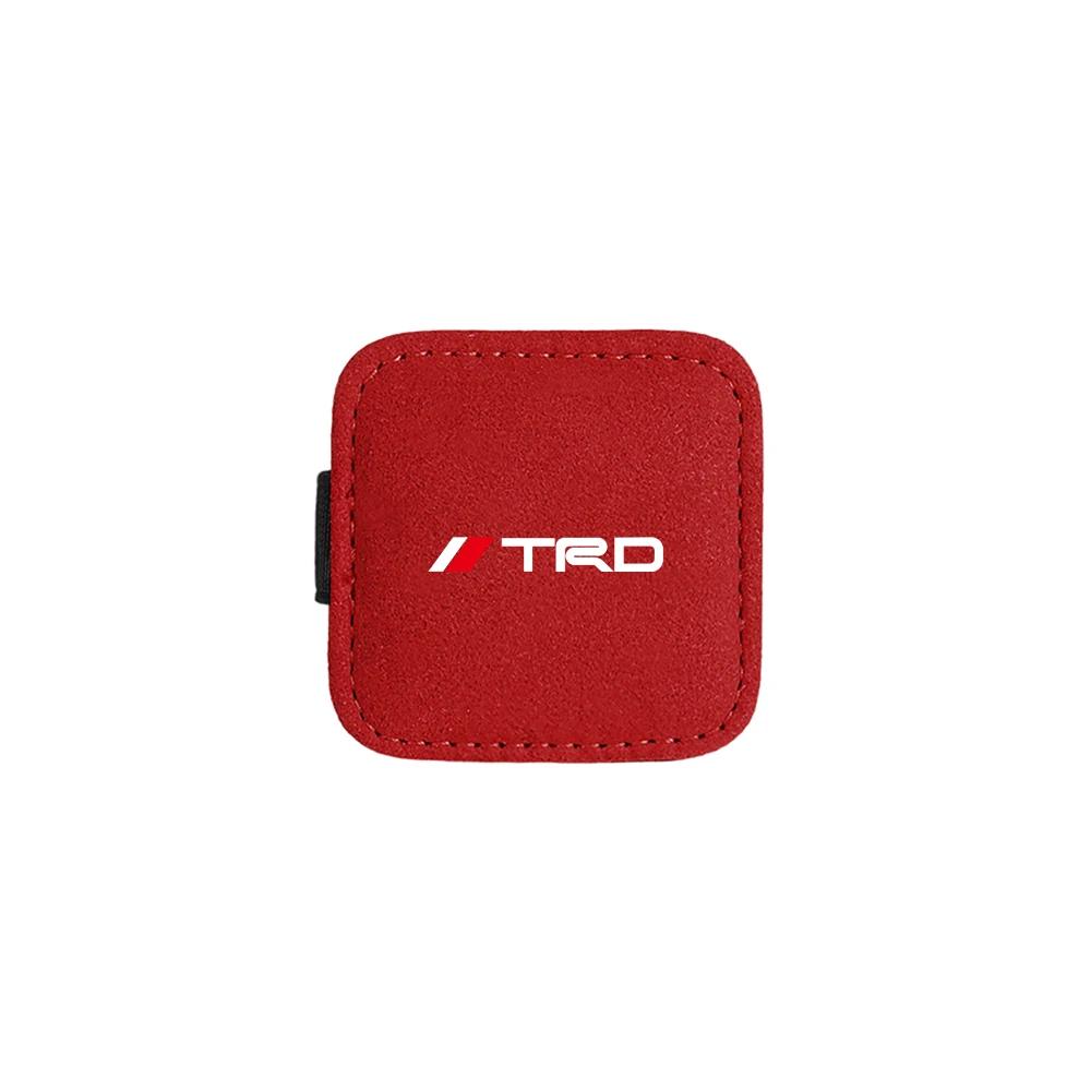 

Автостопорная пряжка Кожаный зажим Магнитный дизайн Фиксатор ремня безопасности Ограничитель для Toyota TRD Corolla Chr Avensis Yaris Camry Racing красный