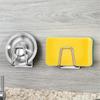 2/4pcs Kitchen Hooks, Kitchen Sink Sponge Holder, Dishcloth Sponge Drain Rack, Storage Shelf
