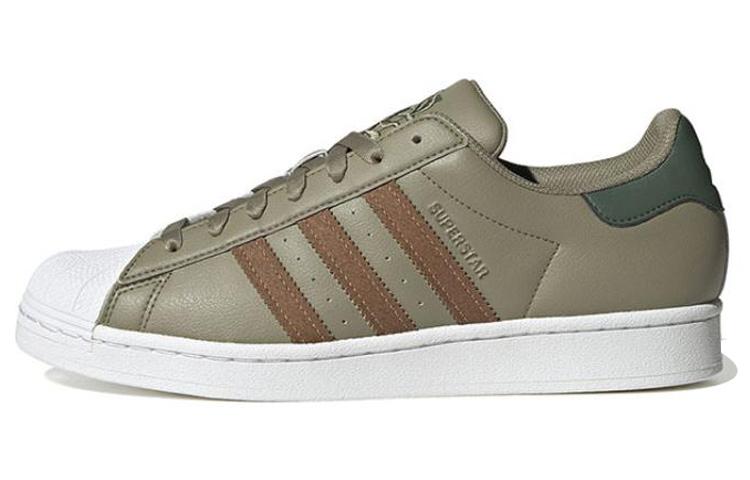 Adidas Originals Superstar  Green Brown  GY0012 42