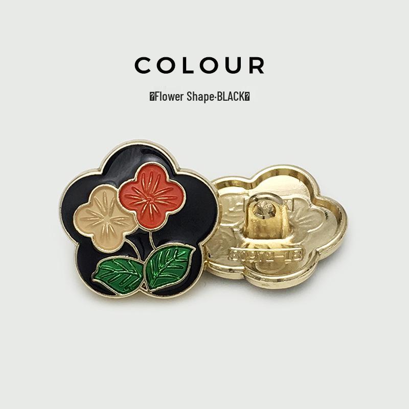 Versatile Coat and Sweater Buttons: Flower, Tulip, Heart, Square, and Bow Designs