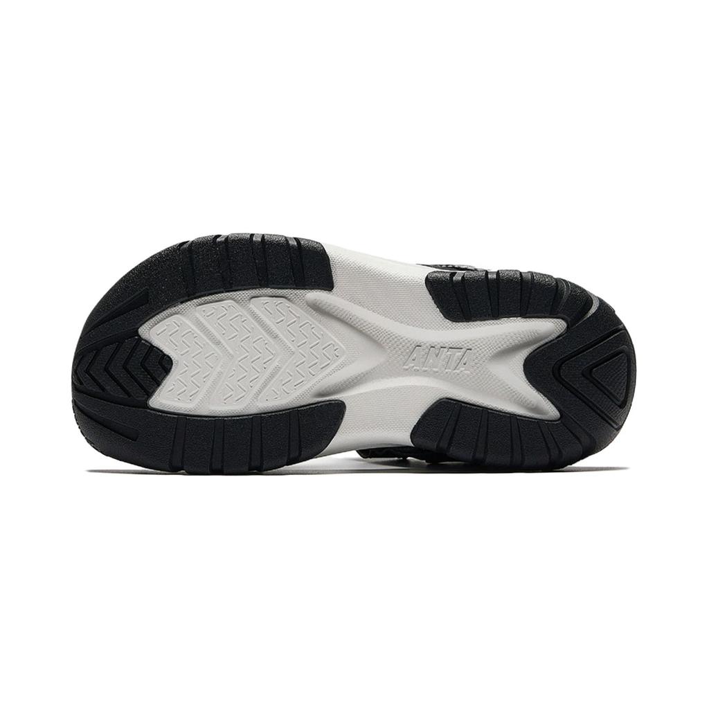 Anta Kids Trendy Simple Non-Slip Durable Sandals Kids Sandals Black Green White 312439972-4