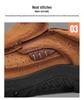 Men's Genuine Leather Plus Size Casual Loafers & Hiking Shoes