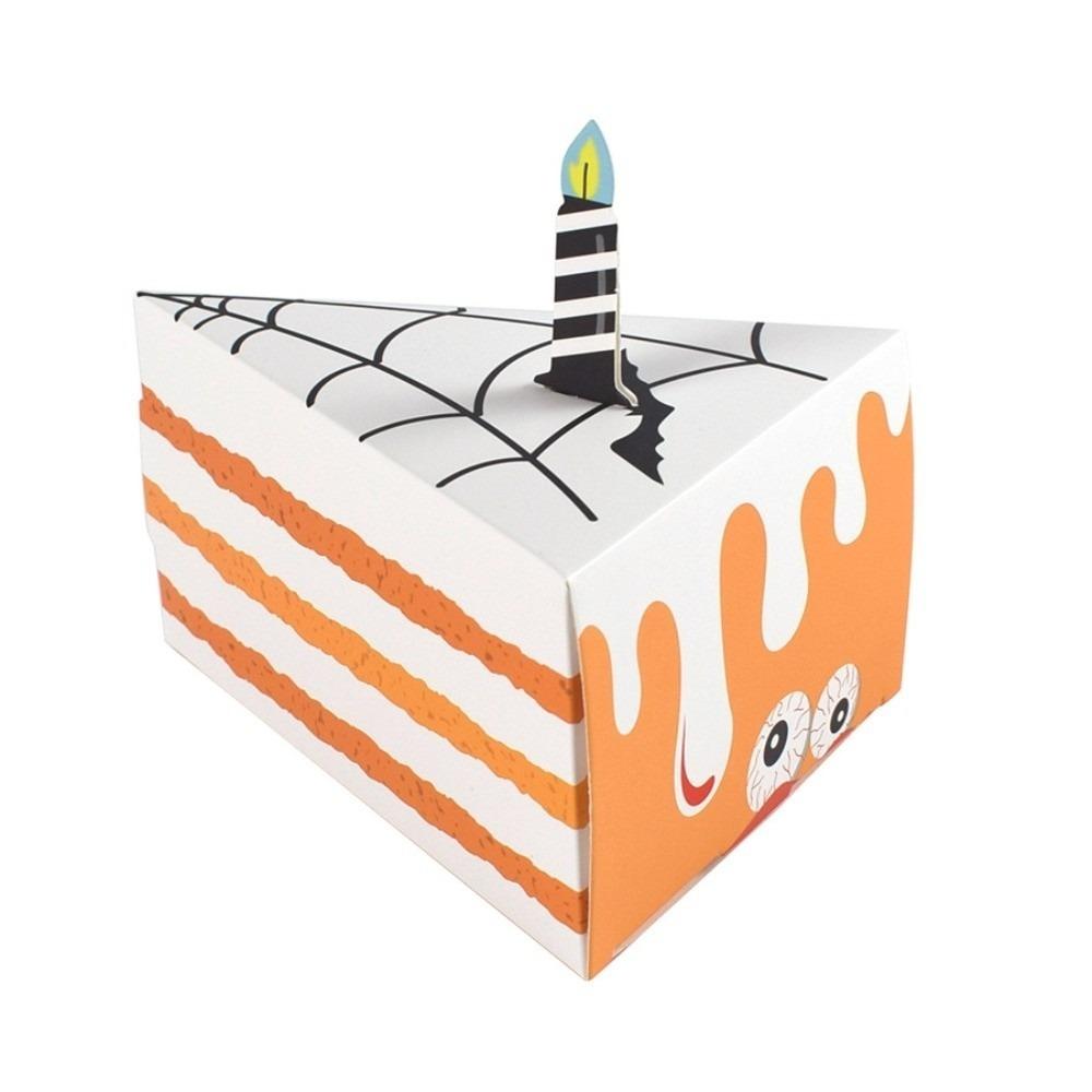 

10pcs Cartoon Triangular Cake Box Bakery Cookie Packaging Box Themed Party Supplies
