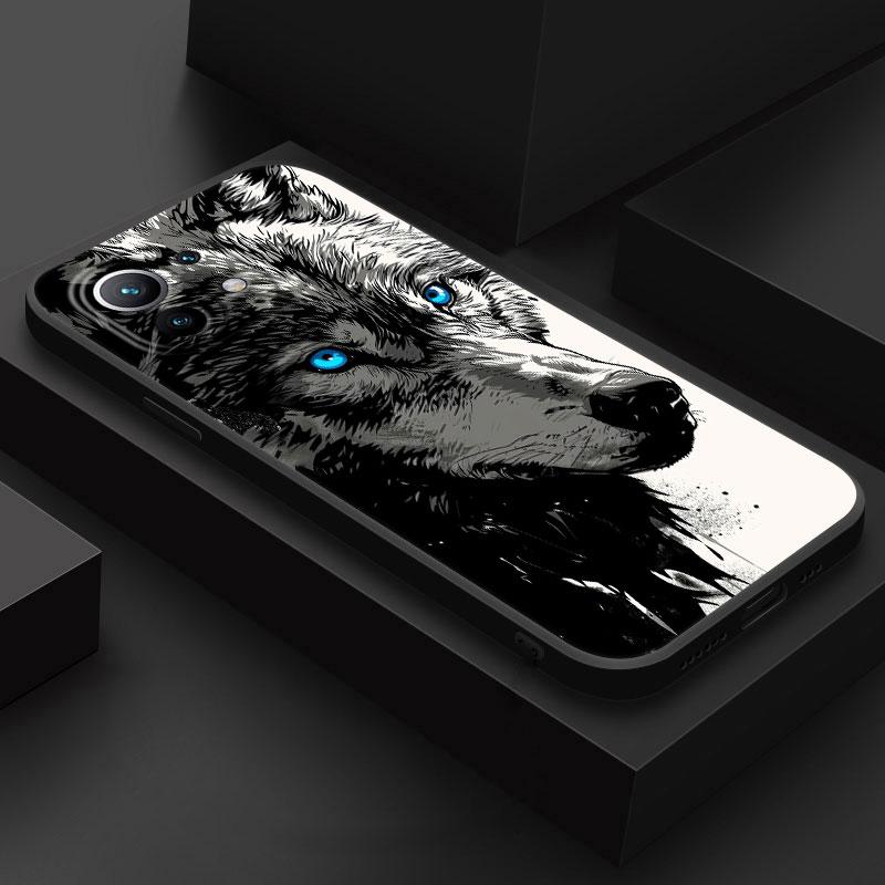 

Wolf Lion Tiger Animal Phone Case For Xiaomi 14T 13T 12T 11T 14 Pro Mi 11 Lite Poco X3 X4 X5 X6 M5 F5 F6 Pro Soft Silicone Cover POCO F3 (K40)