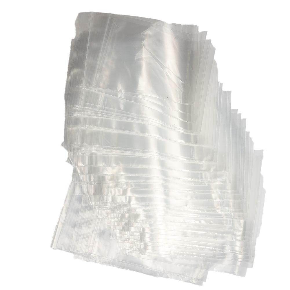 100 Plastic Bag 100pcs Baggies Baggy Bags Clear Mini Resealable Self Seal Small Zipper Lock Grip Plastic Brand New