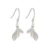 Elegant Retro Petal Earrings for Women - Light Luxury S925 Silver Needle, High-End, Simple Design Accessories