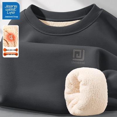 JEANSWEST LIFE Herren Fleecegefüttertes Sweatshirt