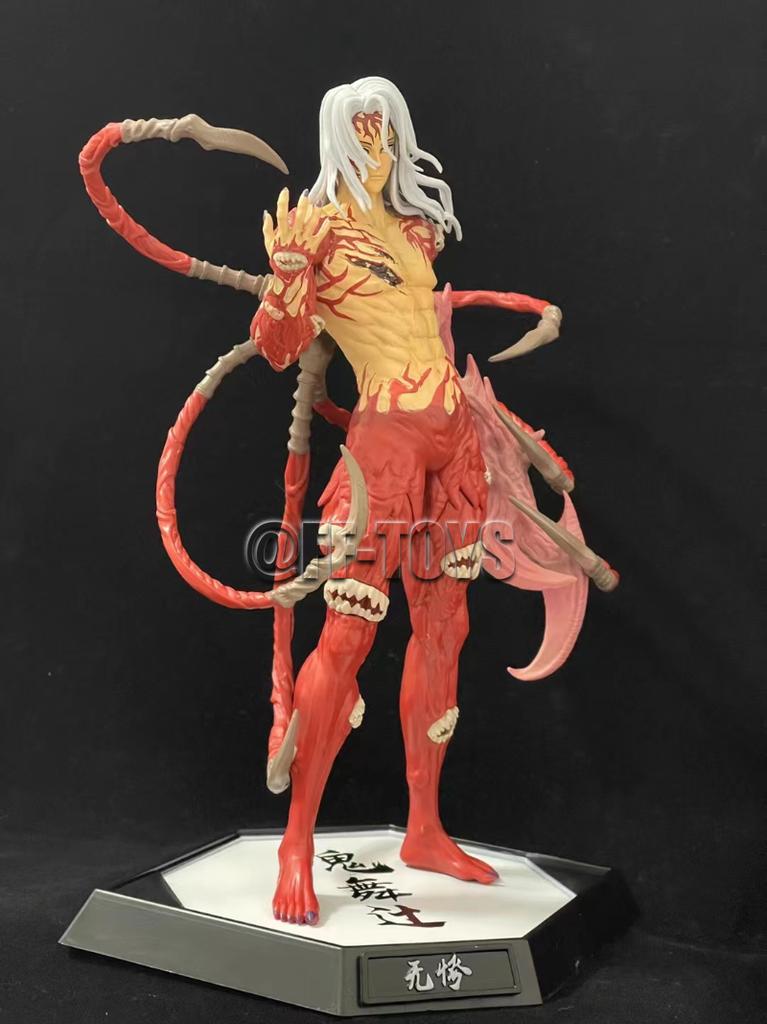 32CM Anime Demon Slayer Kimetsu No Yaiba Figure Kokushibo PVC Action Figures GK Statue Model Doll Toys Gifts