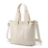 16-oz Japanese-Korean Style Women's Canvas Tote: Single Shoulder, Crossbody, Large Capacity Handbag