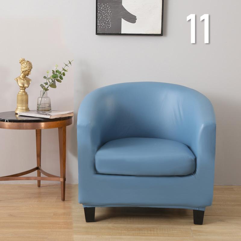Tub Sofa Covers Waterproof PU Leather Armchair Cover With Seat Covers Club Sofa Slipcovers For Living Room Furniture Protector
