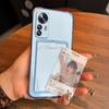 Shockproof Clear Casing for Xiaomi 12T Pro,12T,12X,Mi 12 Lite,Redmi Note 12S 4G with Cardholder Case