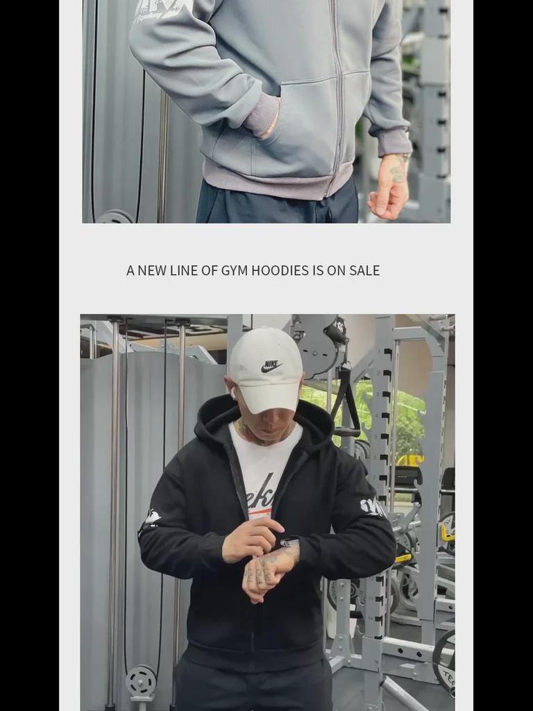 Herren Dickes Samt Kapuzensweatshirt für Sport - Warme, locker sitzende, langärmelige Jacke für Frühling, Herbst & Winter.