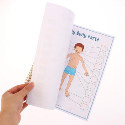 Creative Human Anatomy Busy Book Children'S Fun Learning Picture Album With Illustration Learning Planner
