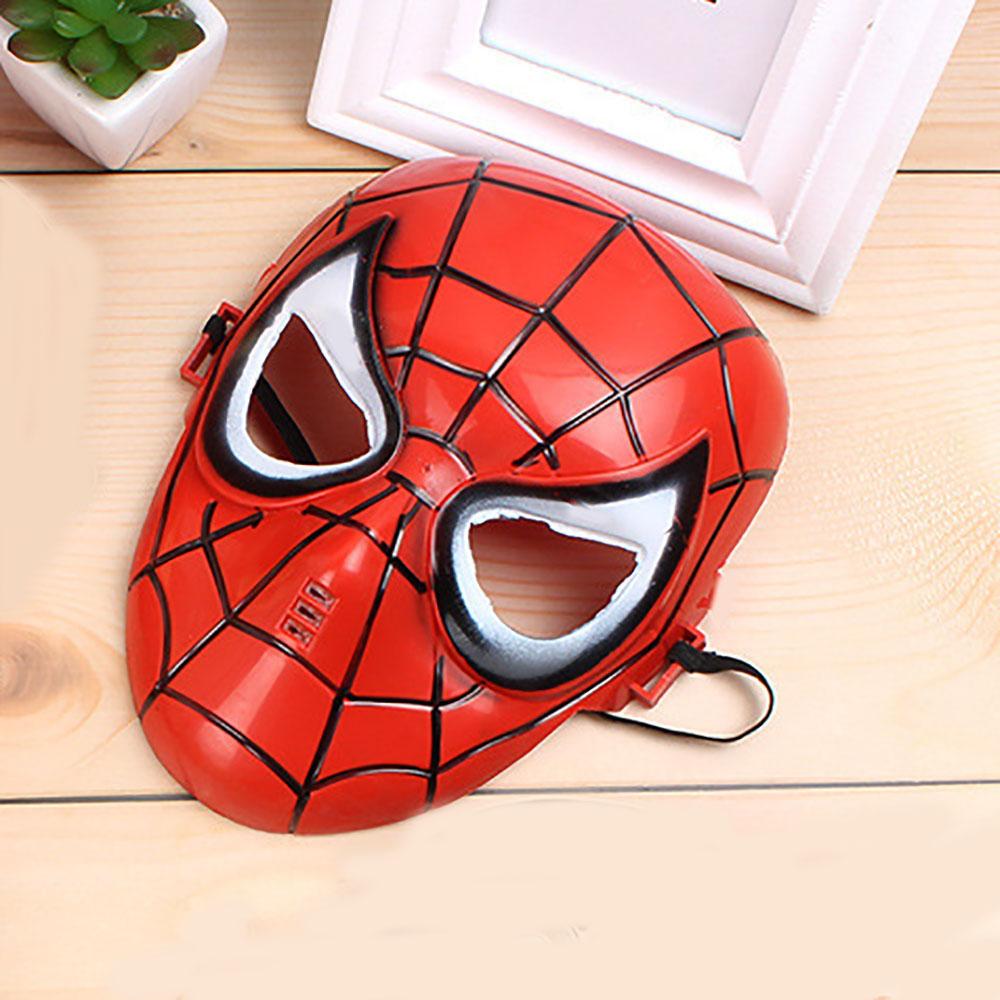 1× Spider-Man Maske mit elastischem Band Superhelden-Spielzeug für Kinder Halloween-Kostüm