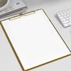 Portable Document Clipboard Heavy Duty Stainless Steel Writing Board For Restaurants School Offices Business Settings
