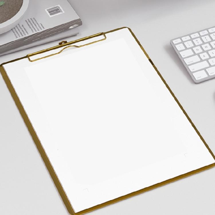 Portable Document Clipboard Heavy Duty Stainless Steel Writing Board For Restaurants School Offices Business Settings