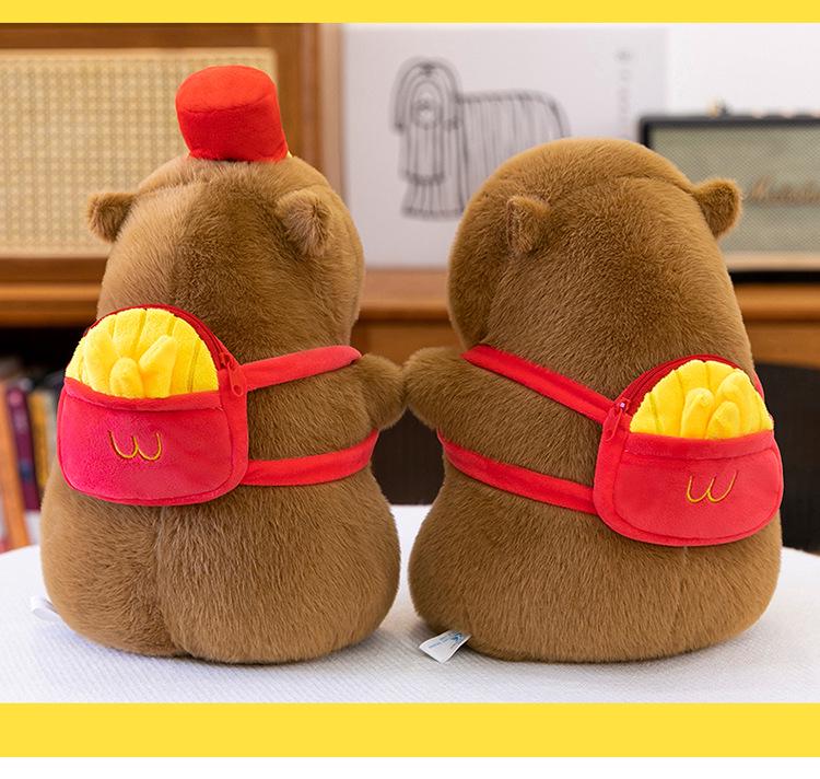 Capybara Plush Toy: Soothing Stuffed Animal Doll for Kids