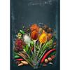 Modern Colorful Spices Chili Seasoning Spoon Posters and Prints Canvas Printing Wall Art Picture for Restaurant Kitchen Decor