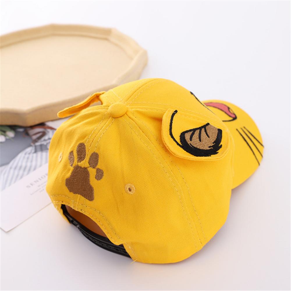 New Fashion Autumn Summer Children Baseball Cap For Boys Girls Cartoon Tiger Spring Outdoor Snapback Kids Sun Hat