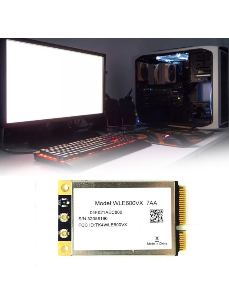 WLE600VX 7AA 802.11ac PCIexpress WIFI Card Networking Adapter 2.4Ghz+5Ghz QCA9882 Wireless Card