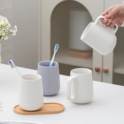 Ji Japanischer Stil Große Kapazität Keramik Paar Tasse für Zuhause oder Büro