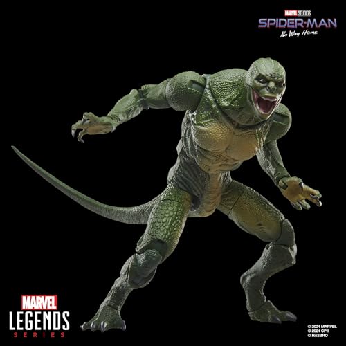 Hasbro Marvel Legends Series Lizard, Spider-Man: No Way Home Deluxe Collectible 7.5-inch Action Figure G0593, Authentic
