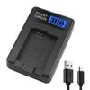Slim Battery LCD USB Charger Sleek and Reliable Charging Accessory for NEX5 NEX5R NEX5N NEX3 NEX3N NEX7 NEXC3