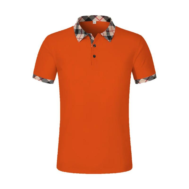 Nové pánske módne tričko s golierom, slim-fit, polokošeľa s krátkym rukávom, pánsky top