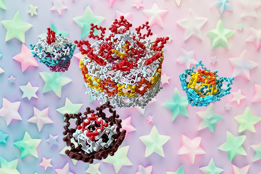 Molecule Rainbow Set - 13 colors in total. 260 pieces.