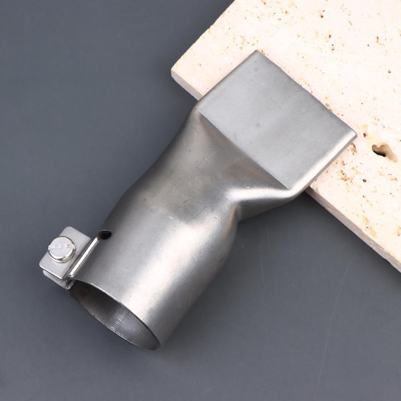 40MM Stainless Steel Flat Nozzle for Hot Air Welding Nozzle High Temperature Resistance PVC Welding Scene