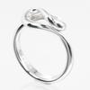 TIFFANY&Co. Open wave Ring Silver925 #4.9(US Size) 3.2g Women Used