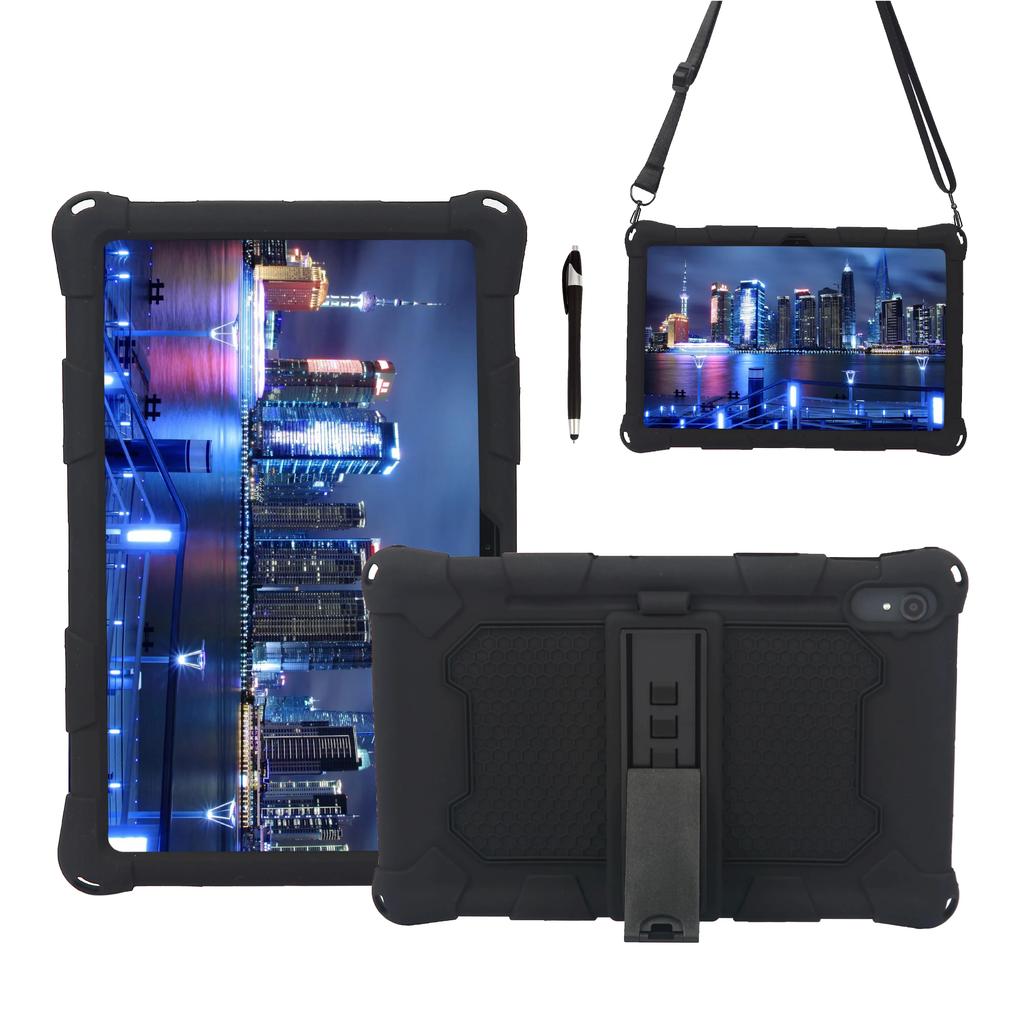Etui Do Tabletu Samsung Galaxy Tab S5e 10.5 Pokrowiec Z Podstawką Do S6Lite 10.4 A8 S8 A7 S7 Miękki Silikon Z Uchwytem I Paskiem Na Ramię