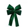 New velvet bow decoration Christmas three-dimensional pendant Christmas tree scene atmosphere layout
