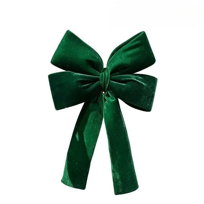 New velvet bow decoration Christmas three-dimensional pendant Christmas tree scene atmosphere layout