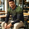 Men's Casual Vintage Boho Long Sleeve Shirt for Everyday Wear