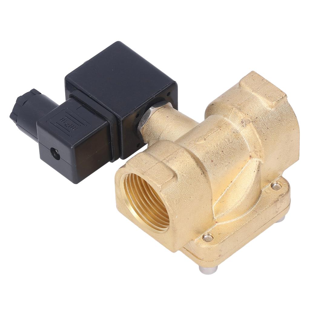 Brass Electric Solenoid Valve G3 4in NC 2 Position 2 Way Diaphragm High Pressure for Water Air