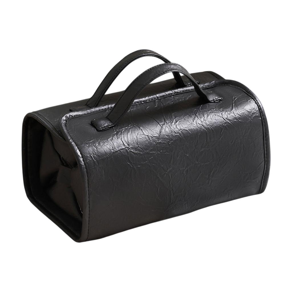 4 In 1 Travel Toiletry Bag 4 Detachable Compartments Hanging Makeup Bag PU Large Capacity Roll Up Cosmetic Bag for Travel