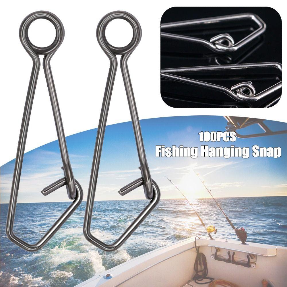 

New Durable Size 0# to 6# Bearing Barrel Heavy Duty Ball Fishing Snap Connector with Pin Solid Ring