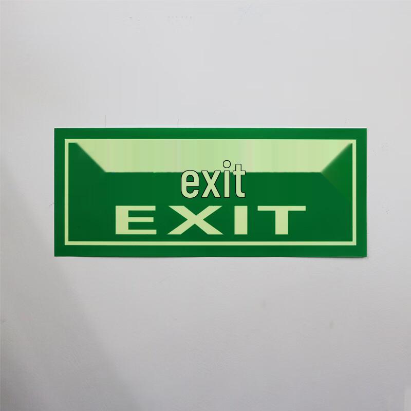 NTSW Luminous PVC Safety Exit Sticker