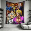 Jojo'S Bizarre Adventure Golden Wind Threepiece Set 1 Duvet Cover 2 Pillowcase Without Core Soft And Comfortable Bedding Set