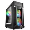 Boîtier PC Gamer - Sharkoon - VG6-W - RGB - 3 Ventilateurs LED 120 Mm - Design Compact