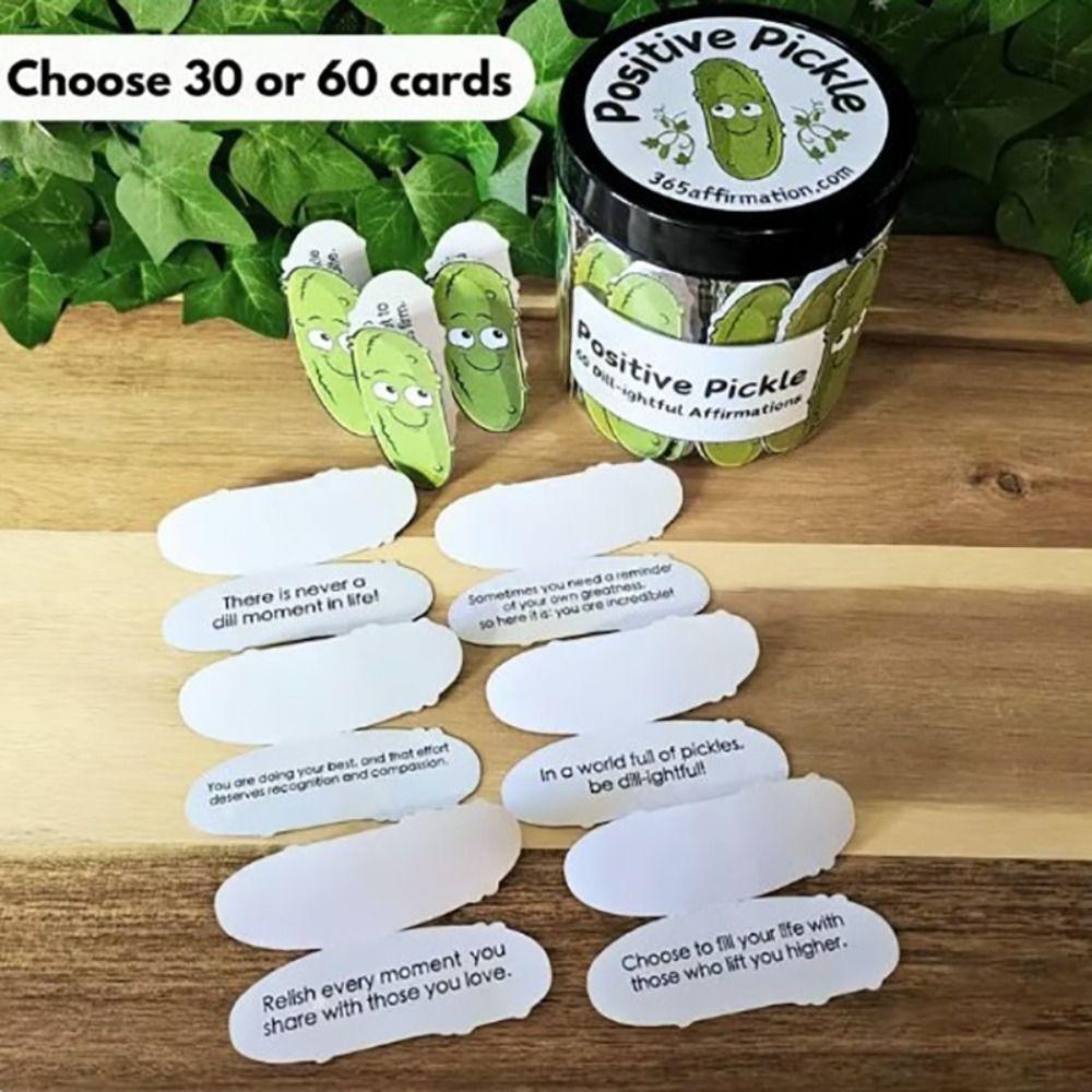 With Jar Emotional Support Cards 30/60 Sheets Positive Affirmations Cards